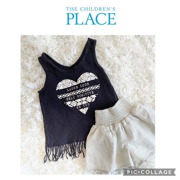 Boho girls two piece set
